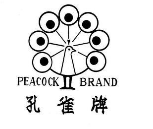 PEACOCK BRAND logo