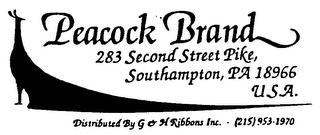PEACOCK BRAND logo