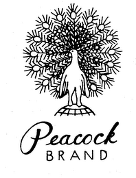 PEACOCK BRAND logo