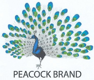 PEACOCK BRAND logo