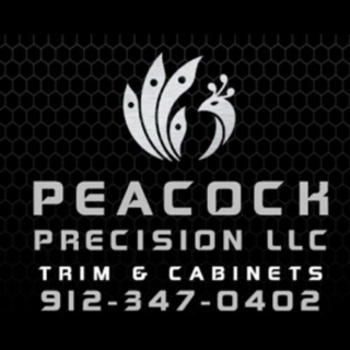 PEACOCK PRECISION LLC TRIM & CABINETS 912-347-0402 logo