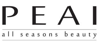 PEAI ALL SEASONS BEAUTY logo