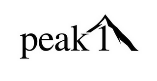 PEAK 1 logo