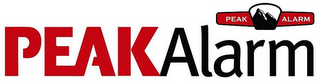 PEAK ALARM PEAK ALARM logo
