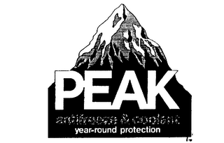 PEAK ANTIFREEZE & COOLANT YEAR-ROUND PROTECTION logo