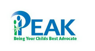 PEAK BEING YOUR CHILDS BEST ADVOCATE logo