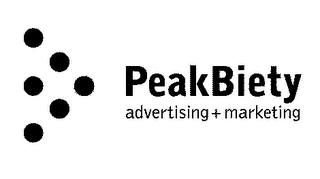 PEAK BIETY ADVERTISING + MARKETING logo