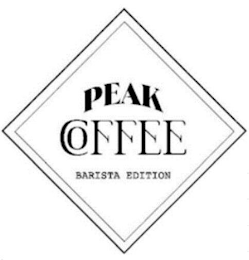 PEAK COFFEE BARISTA EDITION logo