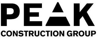 PEAK CONSTRUCTION GROUP logo