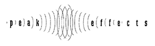 PEAK EFFECTS logo