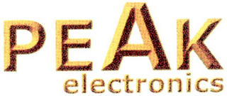 PEAK ELECTRONICS logo