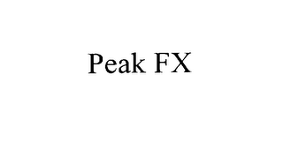 PEAK FX logo