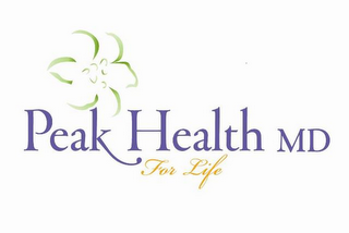PEAK HEALTH MD FOR LIFE logo
