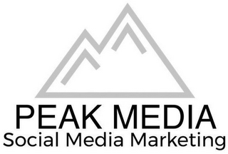 PEAK MEDIA SOCIAL MEDIA MARKETING logo