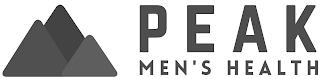 PEAK MEN'S HEALTH logo