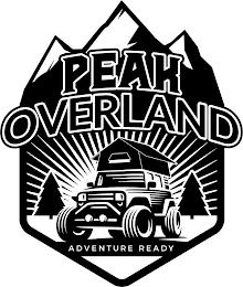 PEAK OVERLAND ADVENTURE READY logo