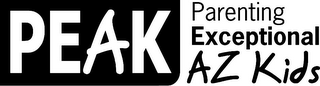 PEAK PARENTING EXCEPTIONAL AZ KIDS logo