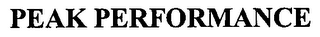 PEAK PERFORMANCE logo