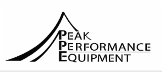 PEAK PERFORMANCE EQUIPMENT logo