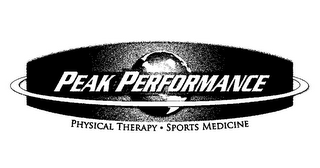 PEAK PERFORMANCE PHYSICAL THERAPY · SPORTS MEDICINE logo