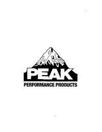PEAK PERFORMANCE PRODUCTS logo