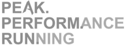 PEAK. PERFORM.ANCE RUN.NING logo