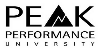 PEAK PERFORMANCE UNIVERSITY logo