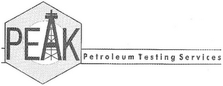 PEAK PETROLEUM TESTING SERVICES logo