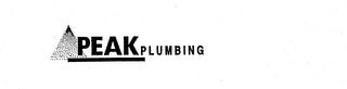 PEAK PLUMBING logo
