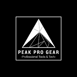 PEAK PRO GEAR PROFESSIONAL TOOLS & TECH logo