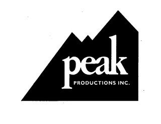 PEAK PRODUCTIONS INC. logo