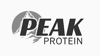 PEAK PROTEIN logo