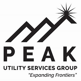 PEAK UTILITY SERVICES GROUP "EXPANDING FRONTIERS" logo