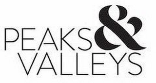 PEAKS & VALLEYS logo
