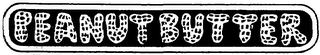 PEANUT BUTTER logo