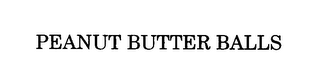 PEANUT BUTTER BALLS logo