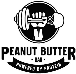 PEANUT BUTTER BAR POWERED BY PROTEIN logo
