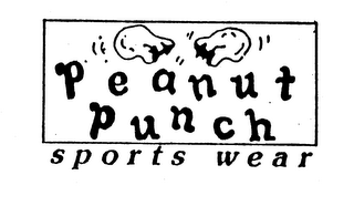 PEANUT PUNCH SPORTS WEAR logo