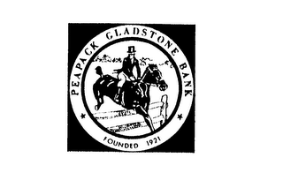 PEAPACK GLADSTONE BANK FOUNDED 1921 logo