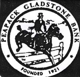 PEAPACK GLADSTONE BANK FOUNDED 1921 logo