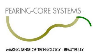 PEARING-CORE SYSTEMS MAKING SENSE OF TECHNOLOGY - BEAUTIFULLY logo