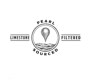 PEARL LIMESTONE FILTERED SOURCED logo