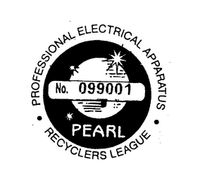 PEARL PROFESSIONAL ELECTRICAL APPARATUS RECYCLERS LEAGUE NO. 099001 logo