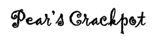 PEAR'S CRACKPOT logo
