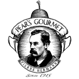 PEAR'S GOURMET PIERRE HERMANN SINCE 1915 logo