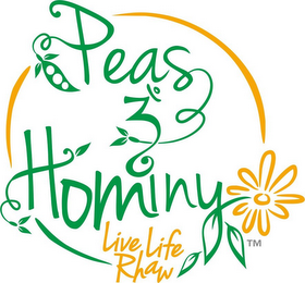 PEAS & HOMINY LIVE LIFE RHAW logo