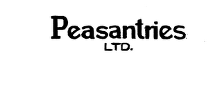 PEASANTRIES LTD. logo