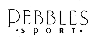 PEBBLES SPORT logo