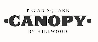 PECAN SQUARE CANOPY BY HILLWOOD logo