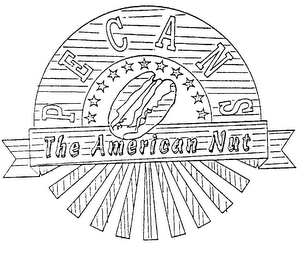 PECANS THE AMERICAN NUT logo